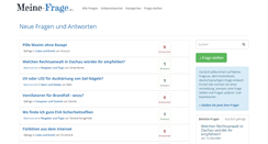 Desktop Screenshot of meine-frage.eu