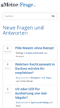 Mobile Screenshot of meine-frage.eu